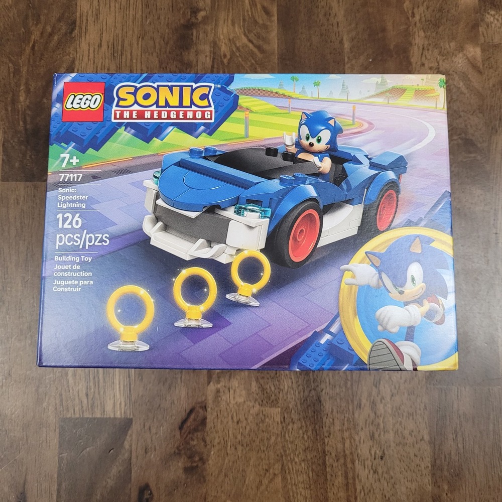 LEGO Sonic the Hedgehog Sonic Speedster Lightning Building Toy Set #77117